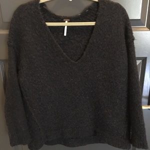 Free People Black Sweater